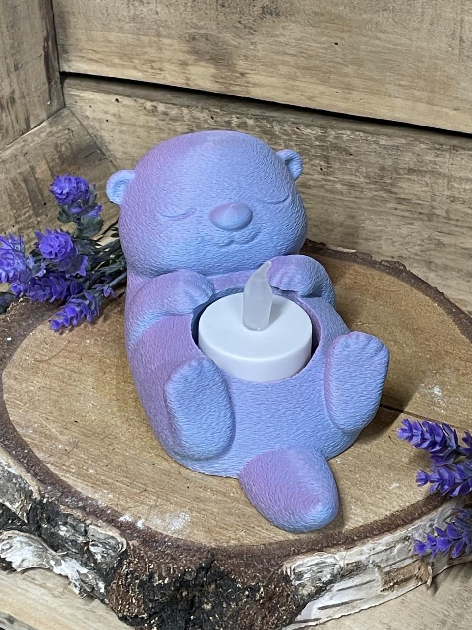 Schattige Otter thee licht houder