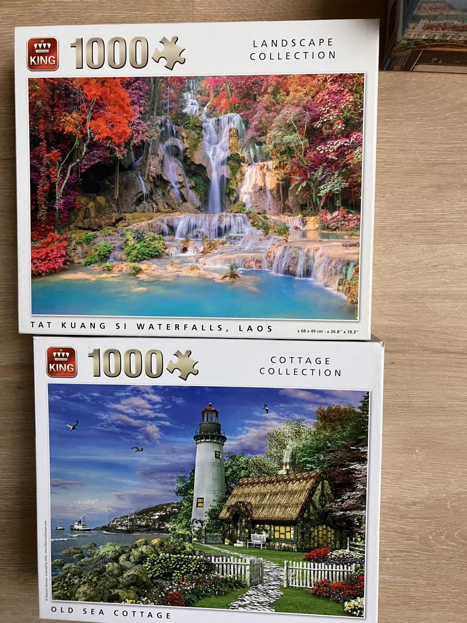 Legpuzzels 1000 stukjes. Merk King