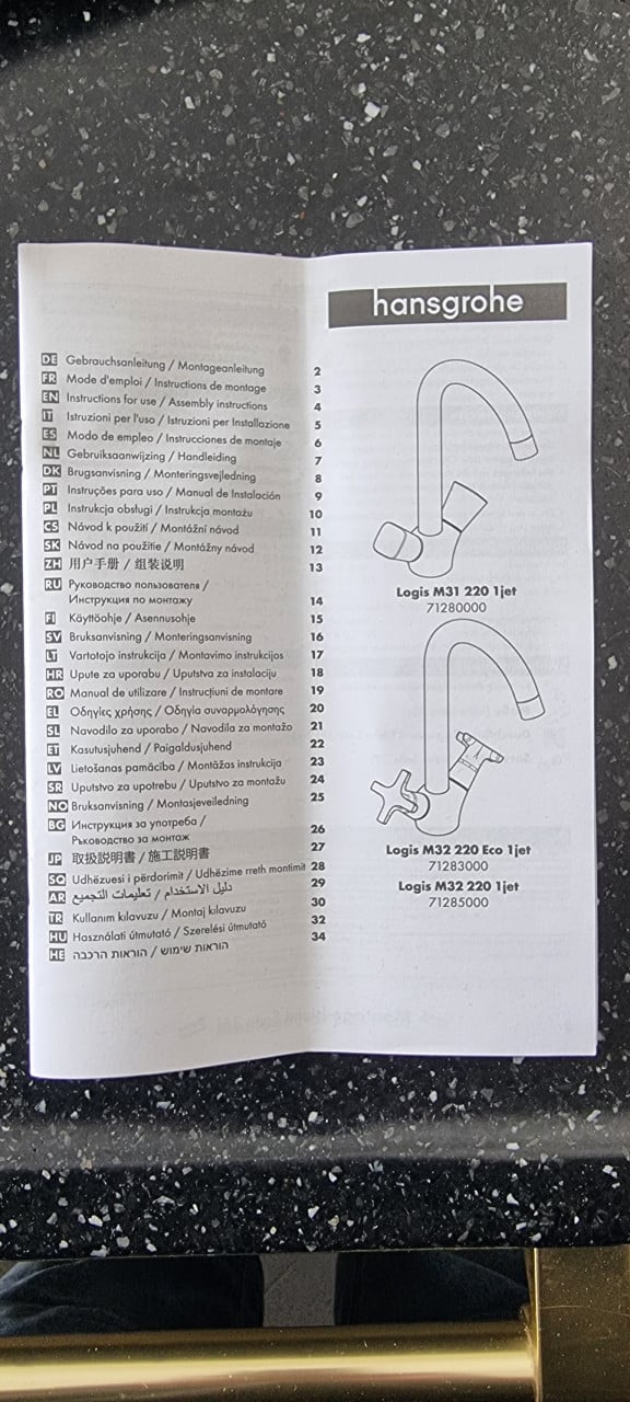 Splinternieuwe Grohe keukenmengkraan