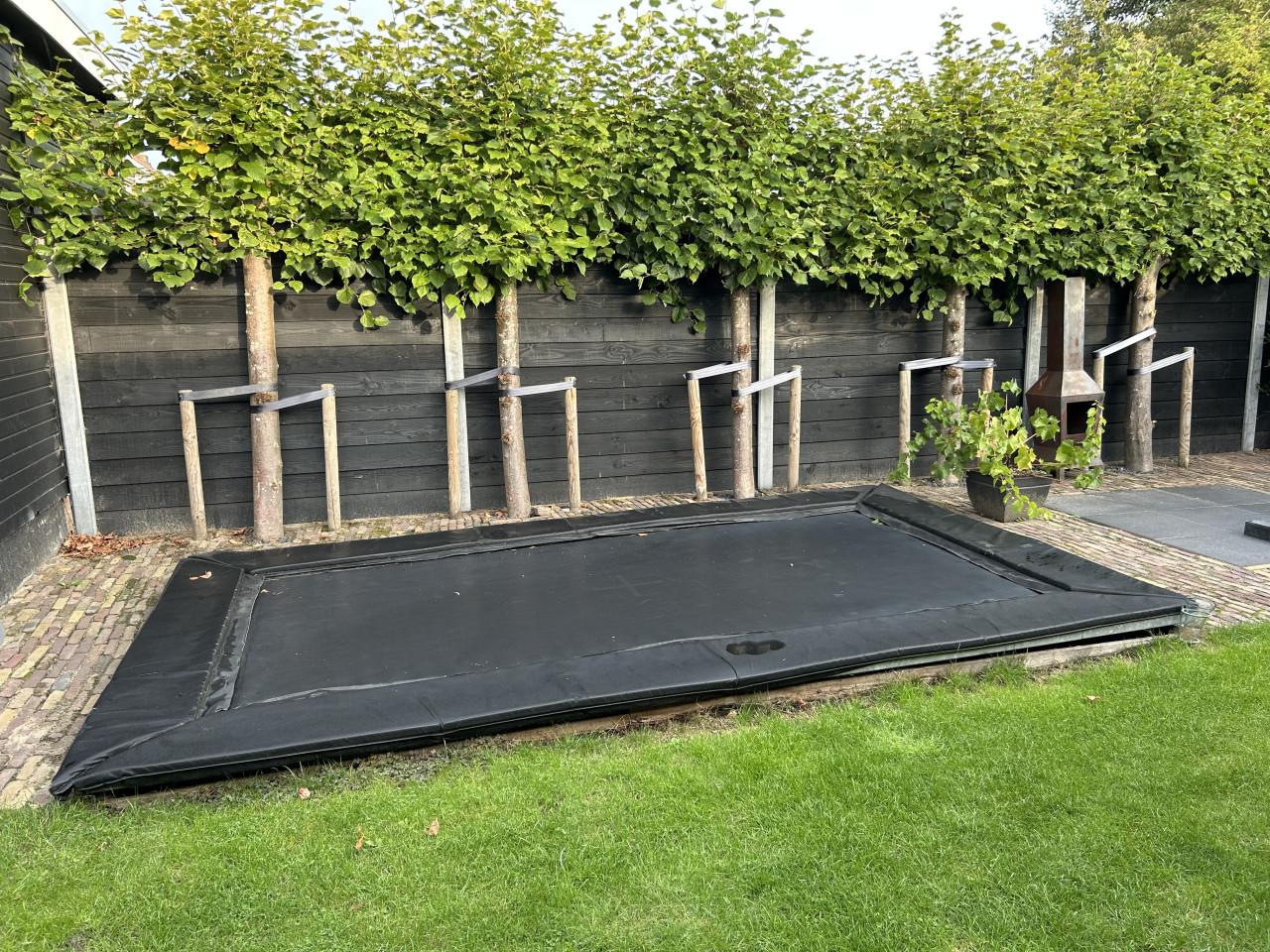 Grote professionele trampoline.
