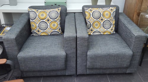 2 mooie, zgan fauteuils