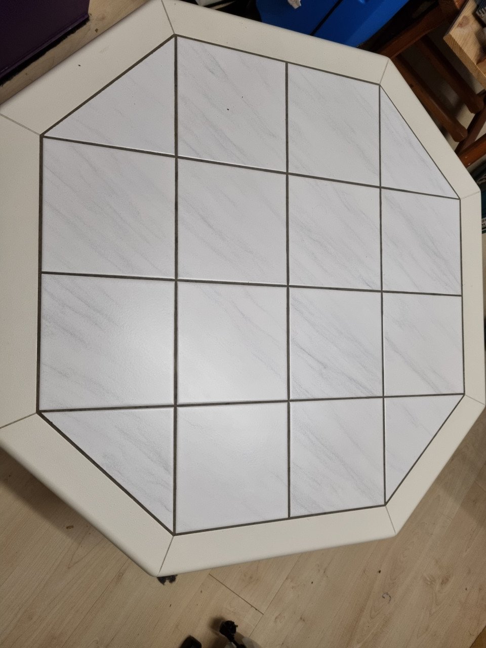 Salontafel en 2 bijzettafels