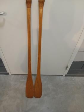 Als nieuw houten peddels