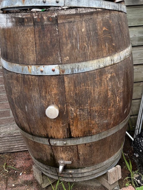 Eiken houten  regentonnen