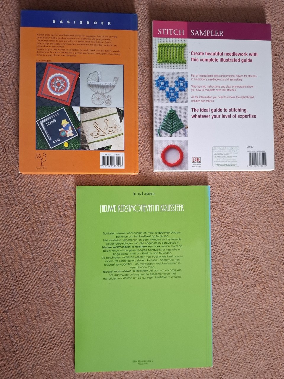 Diverse boeken over Borduren en Patchwork