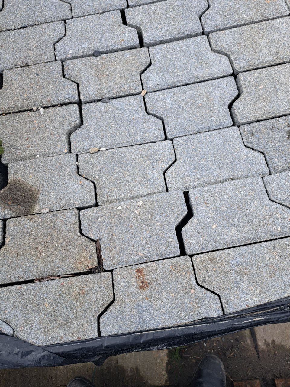 5 pallets bestratings materiaal