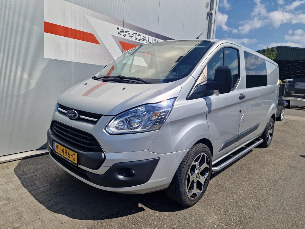 Ford Transit Custom 290 2.2 tdci l2h1 ambiente dc in zeer goede staat met n