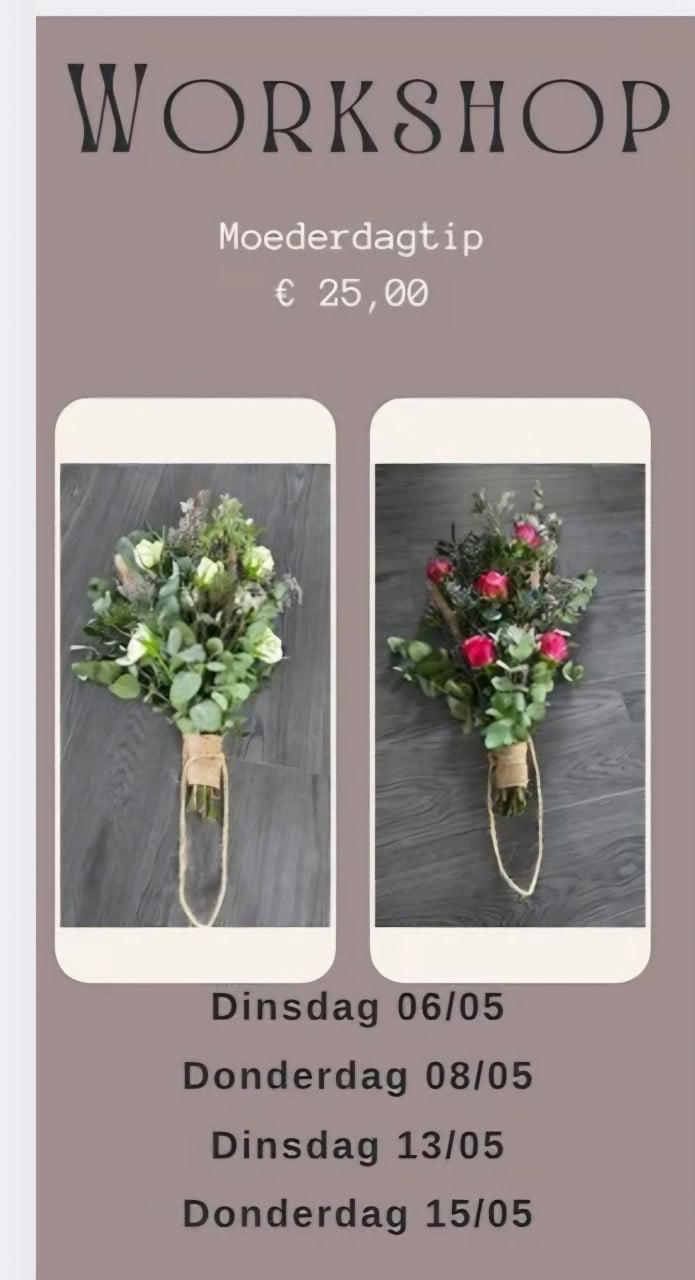 Moederdag tip! Workshop bloemschikken