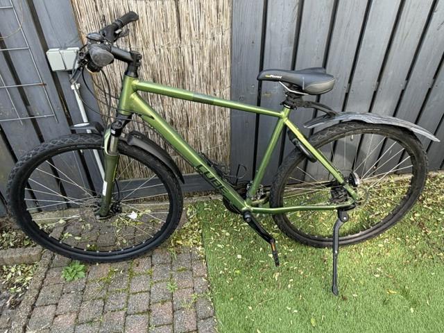 CUBE mountainbike groen met schijfremmen - rijklaar