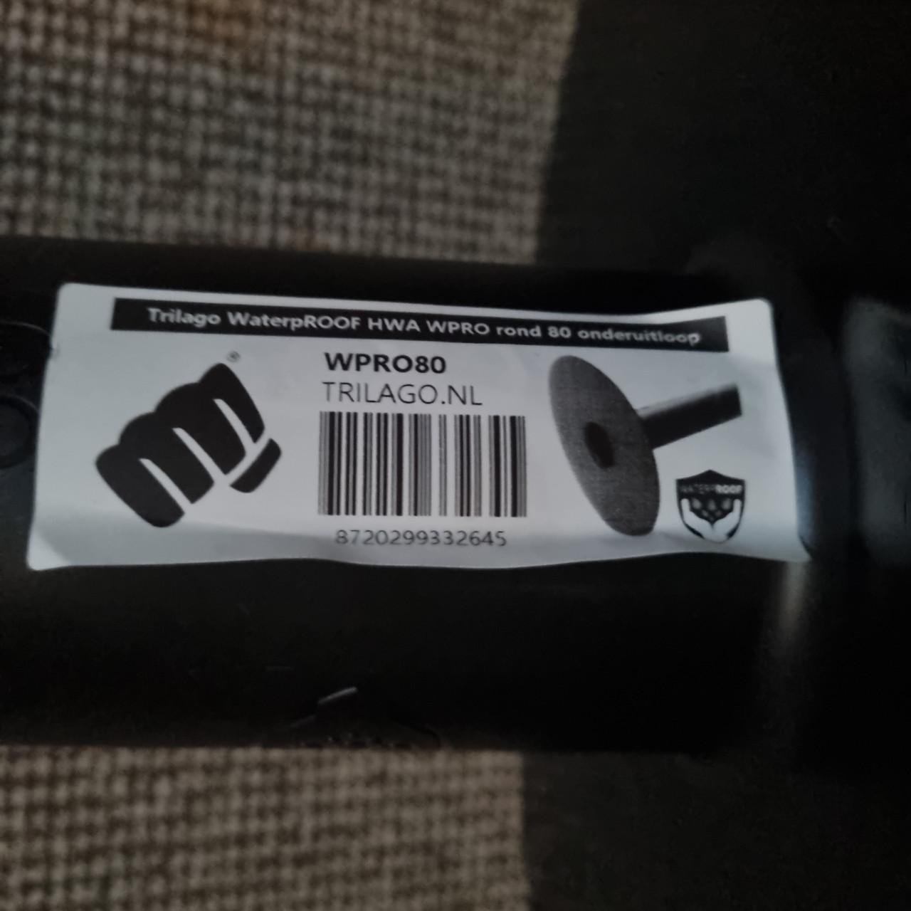 Trilago waterp HWA WPRO rond 80 onderuitloop