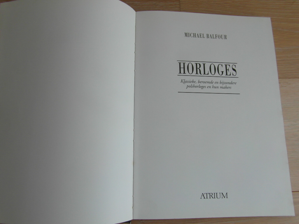 4 Horloge boeken