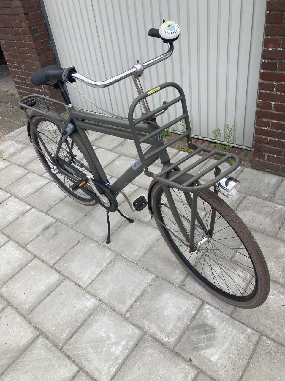 Mobion herenfiets met terugtraprem en 3 versnellingen.