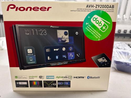 Pioneer dvd av reciever met dab+