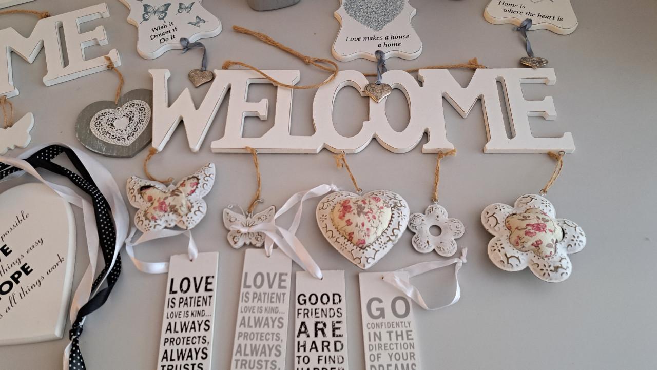 Witte decoratieartikelen