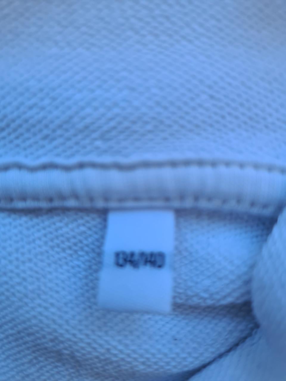 Witte hoodie met capuchon en afbeelding van tasje met glitters mt 134-140
