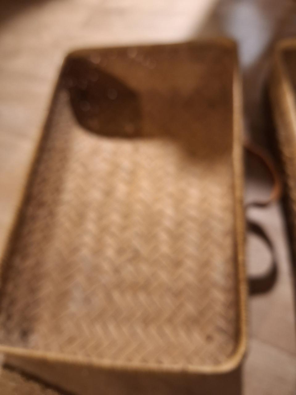 Vintage rotan koffer