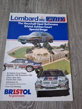 Opel manta 400 RAC rally 1983