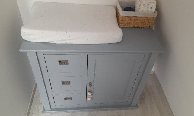 Complete babykamer, massief hout