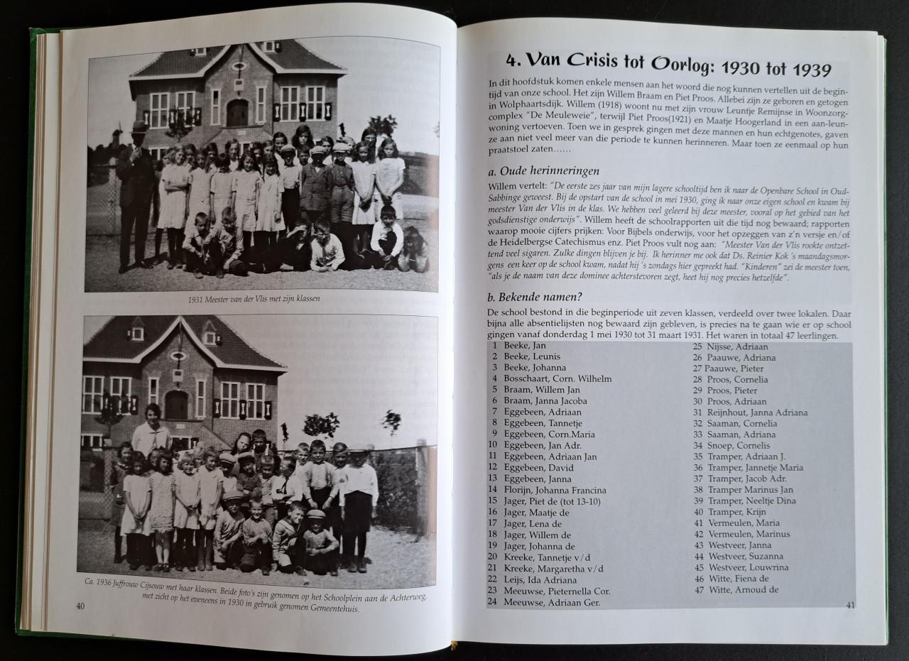 JOHANNES CALVIJNSCHOOL Wolphaartsdijk - 75 jaar