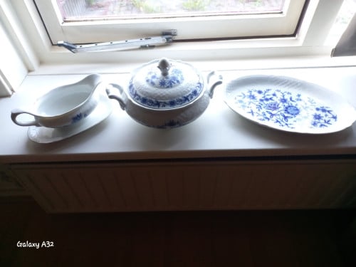 Cobalt Porselein set