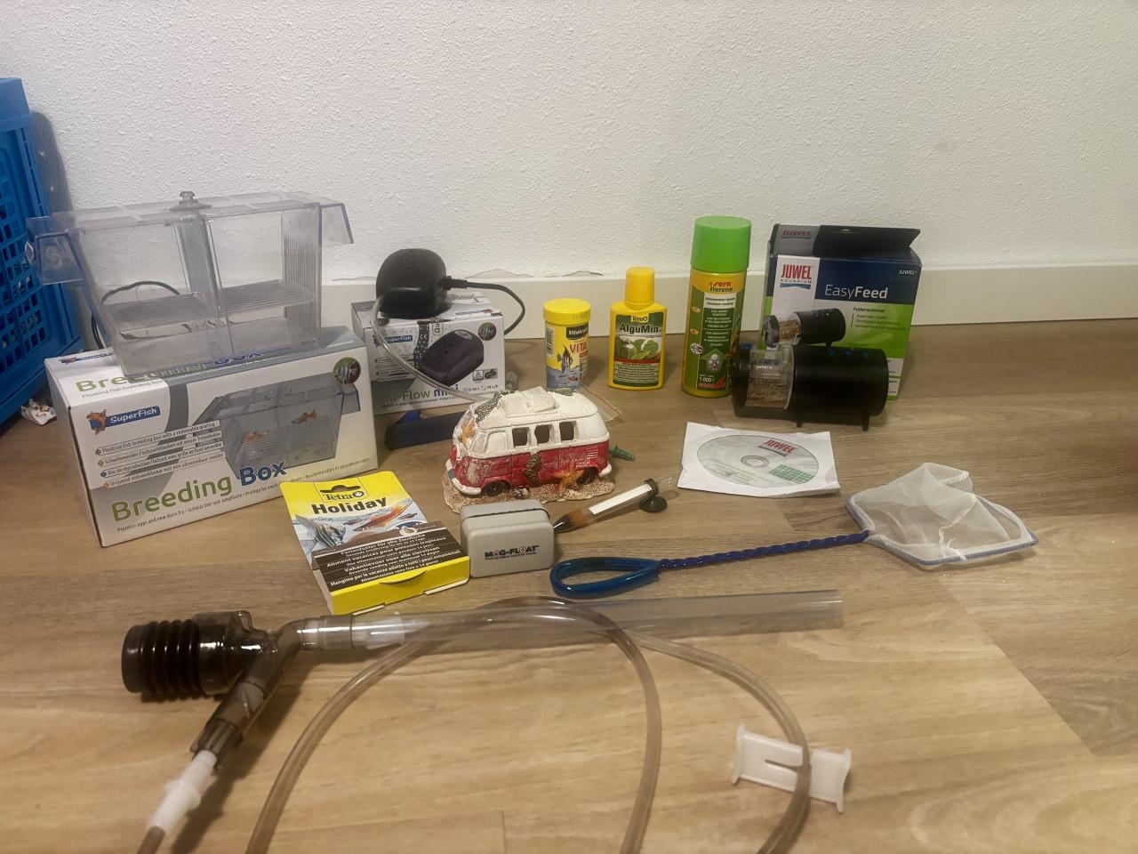 Aquarium inclusief vissen en alle toebehoren