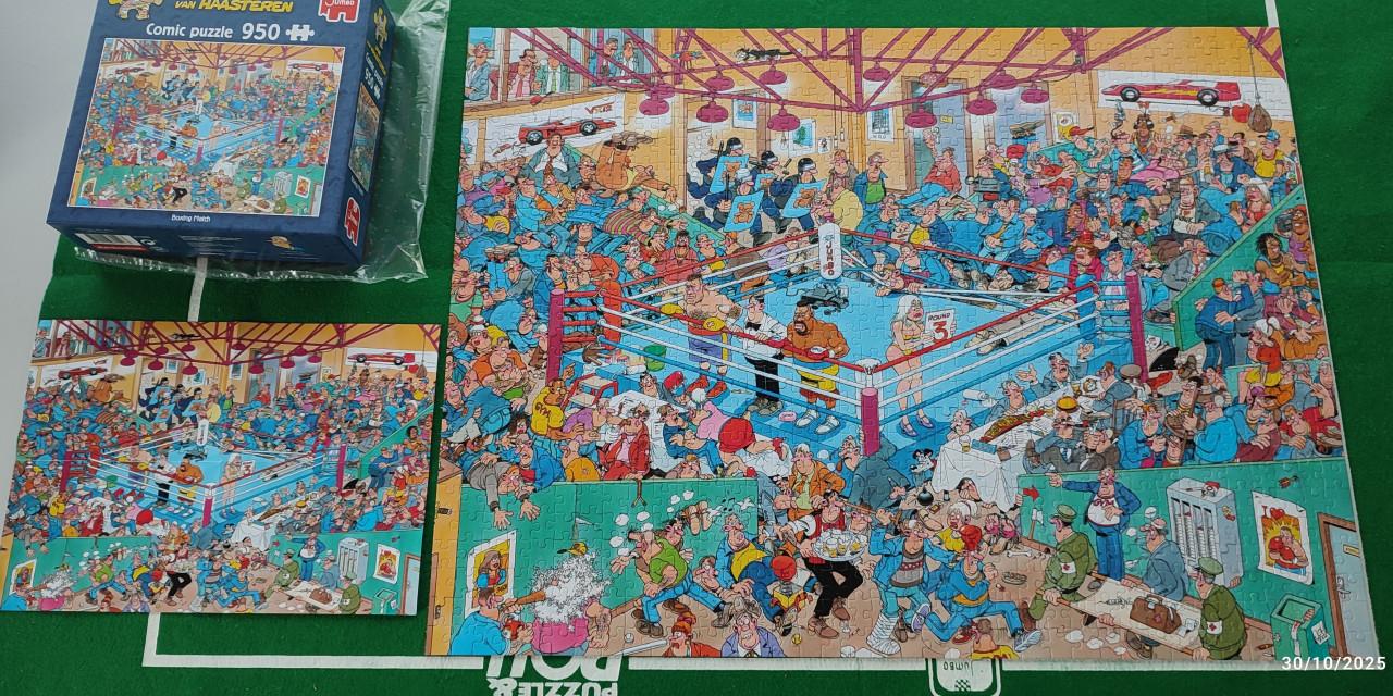 Puzzel Jan van Haasteren - 950 - Boxing match - 1 keer gelegd