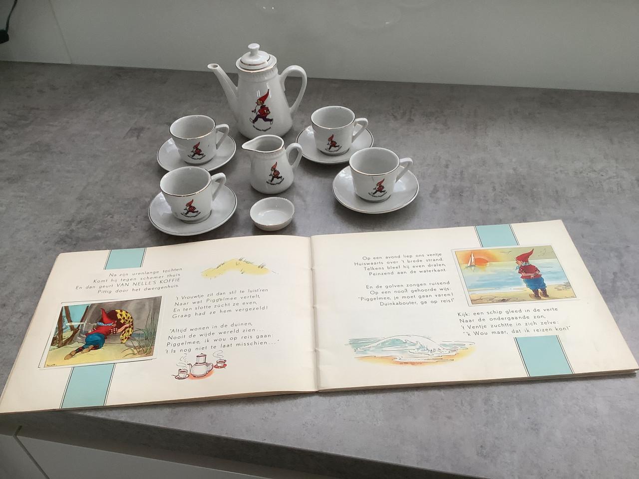 Piggelmee Kinderserviesje + Piggelmee Plaatjesboek de Wonderschelp