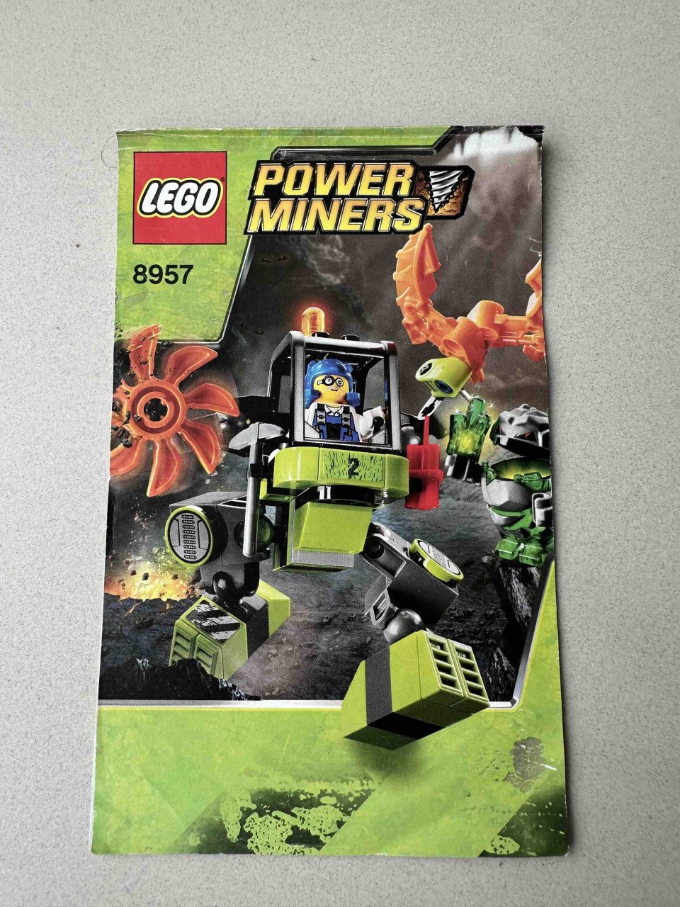 Lego Power Miners Mine Mech 8957