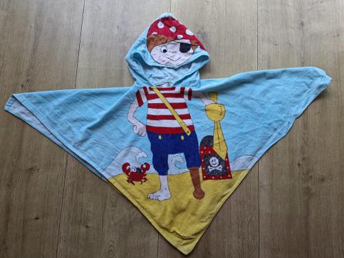 Fijne badcape Piraat