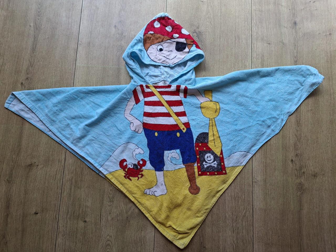 Fijne badcape Piraat