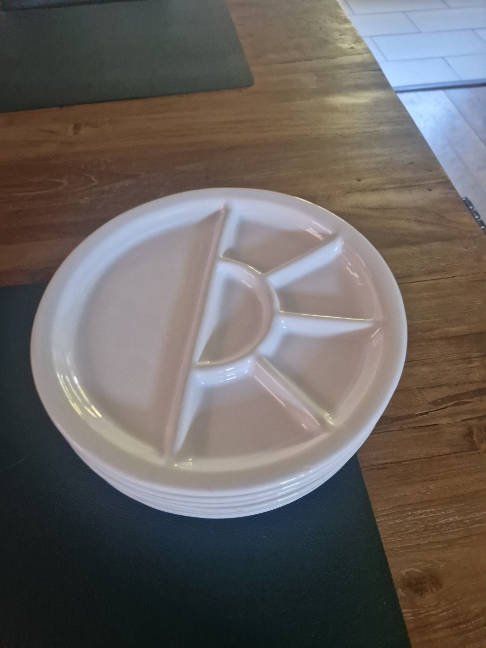 Gourmet/fondeu "vakjes" borden