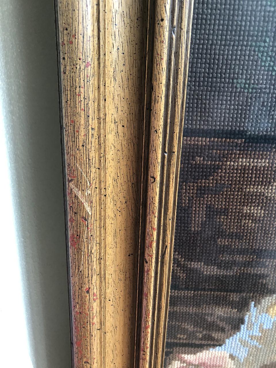 Ingelijst broduurwerk 84-69 cm