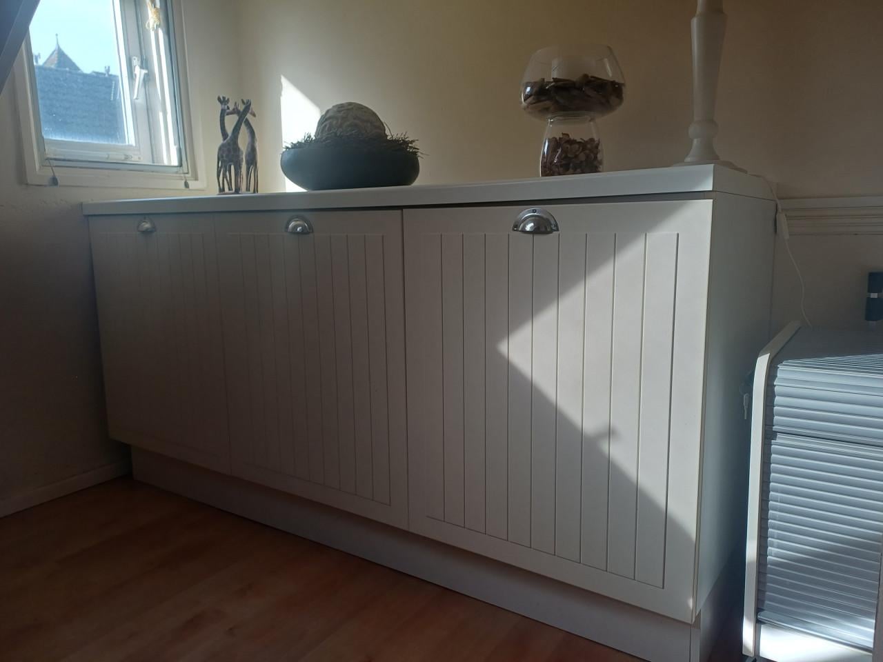 IKEA keukenkastjes 3 stuks (60 cm) met dik werkblad en plint
