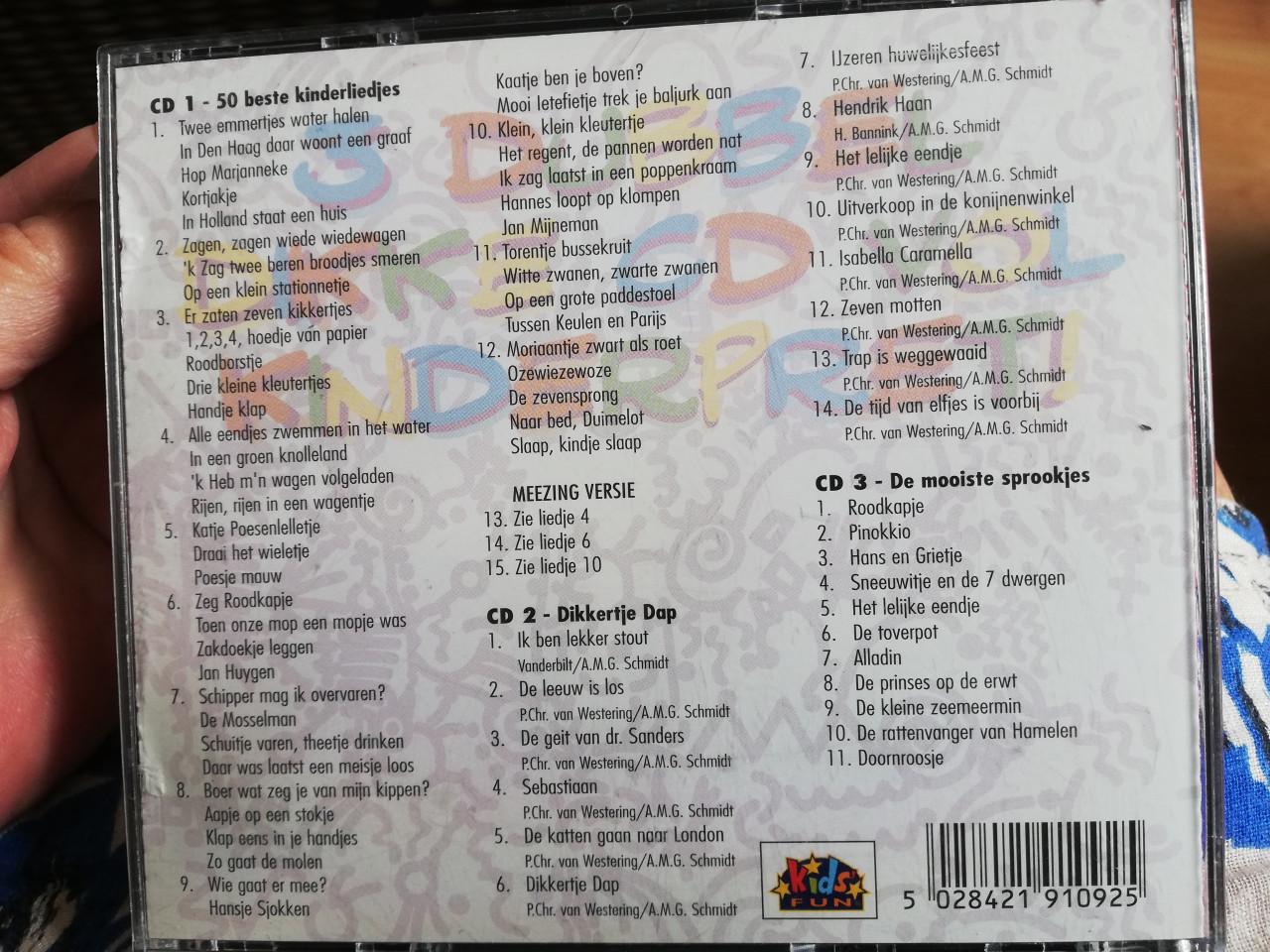 3 dubbel dikke CD vol kinderpret!