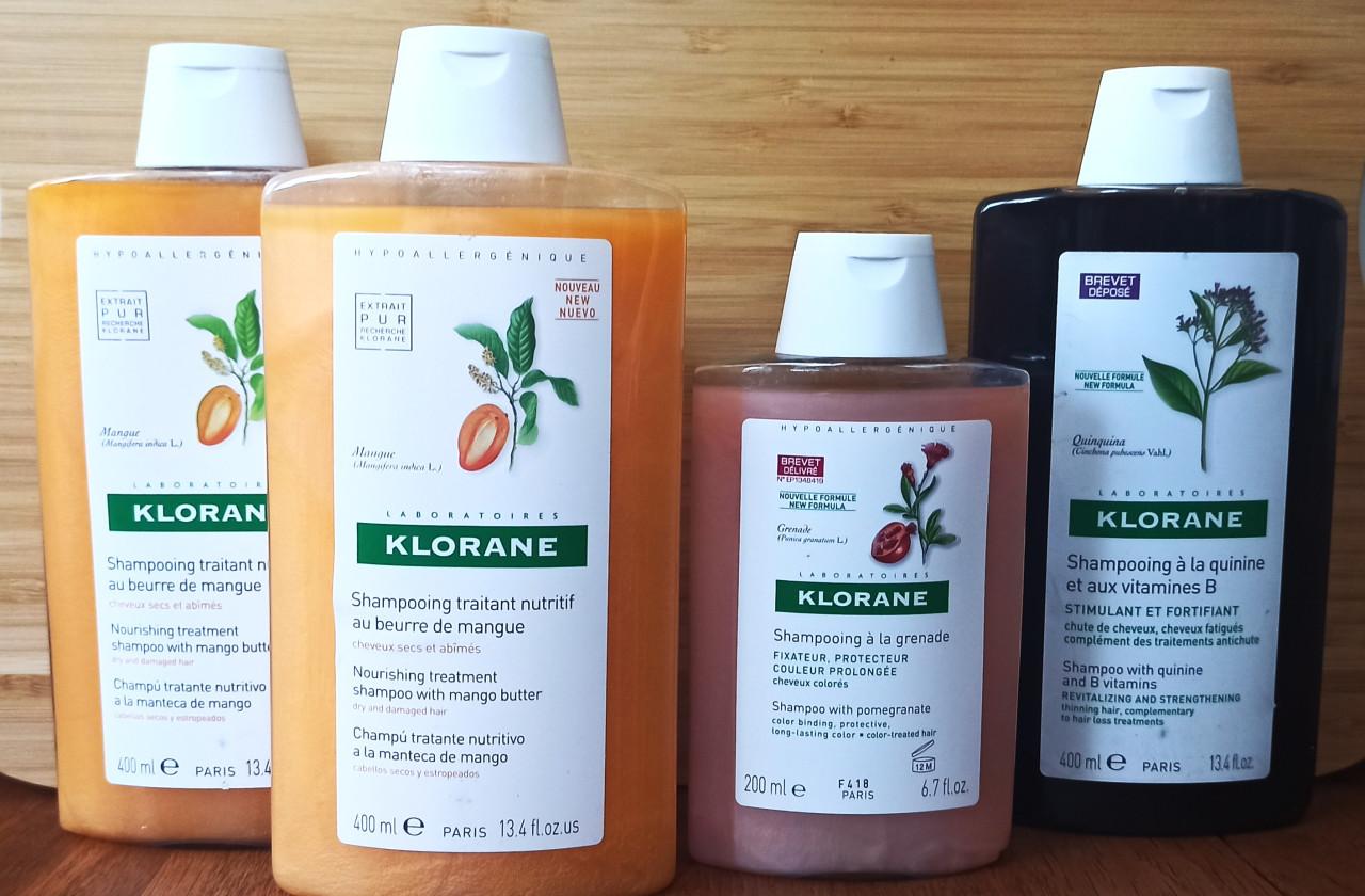 3=€18 / Klorane Mango 400ml x 2 / Granaatappelextract 200ml
