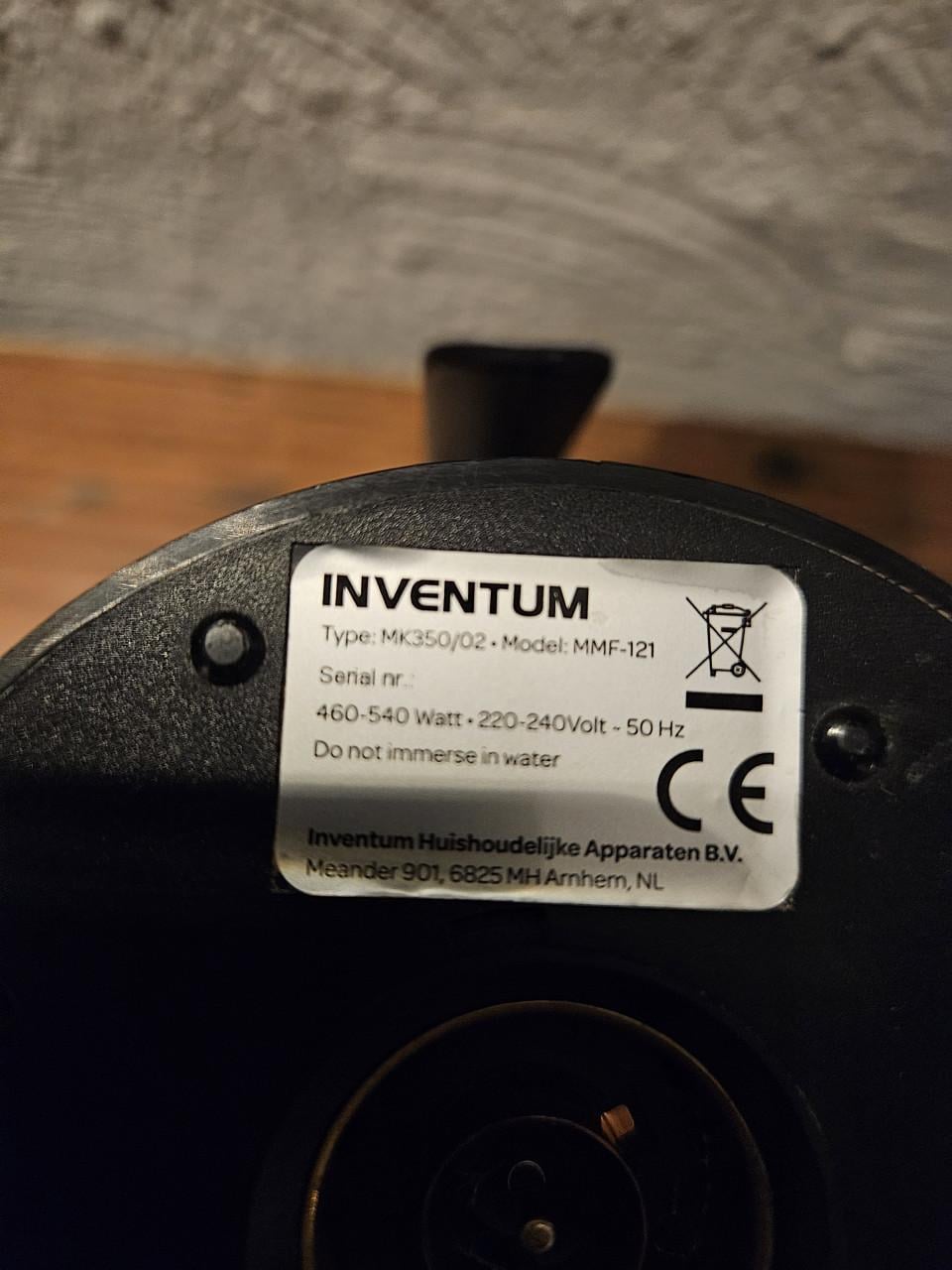 Zgan inventum Melkopschuimer MMF-121 - Zo goed als nieuw