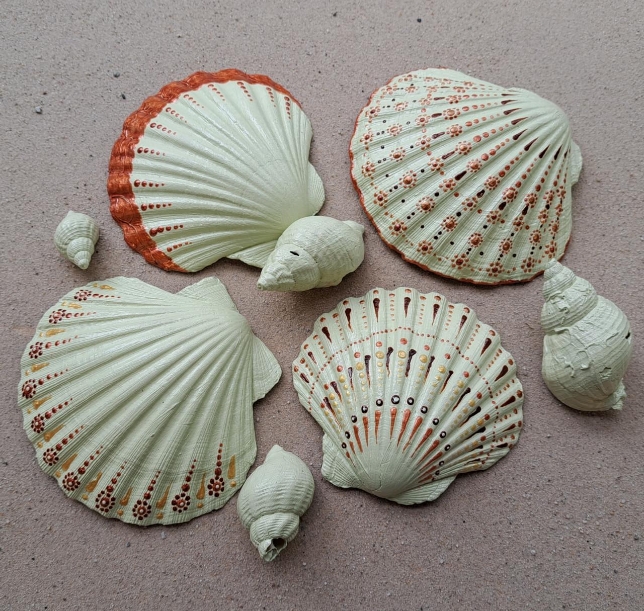 Workshop Stippen op Sint-Jacobsschelpen