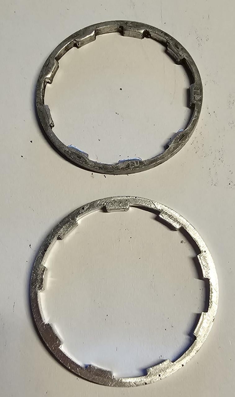 Diverse casette bladen racefiets