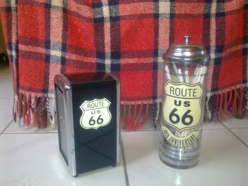 Route 66 tafel decoratie