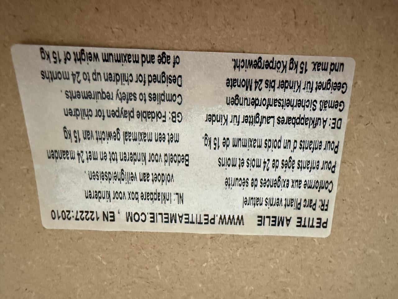 Inklapbare box