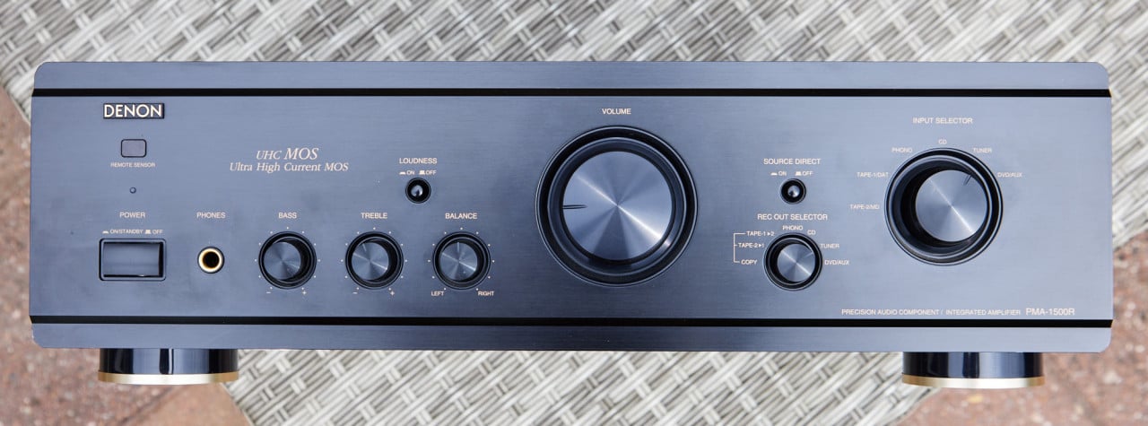 Denon PMA-1500R, 2 x 70 watt geintegreerde versterker, zwart