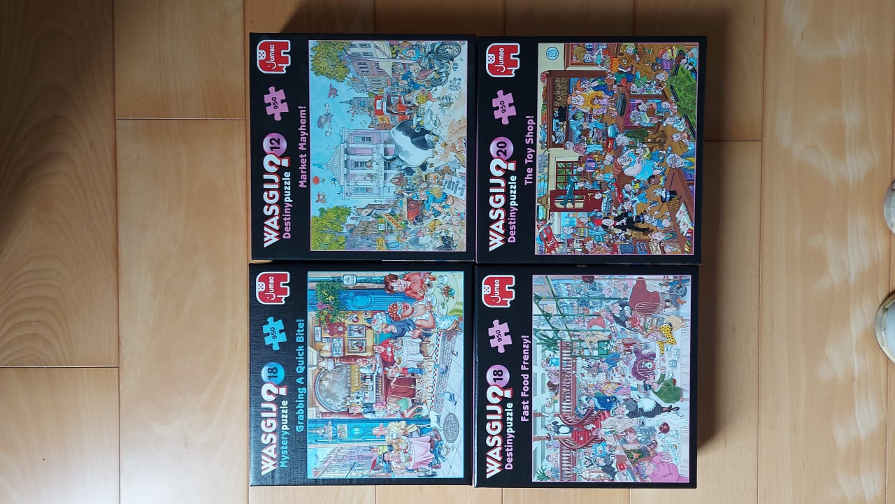 Puzzels Van Haasteren en Wasgij