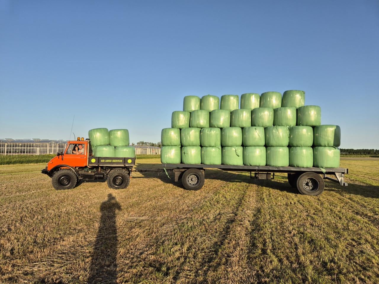 Midi balen voordroog