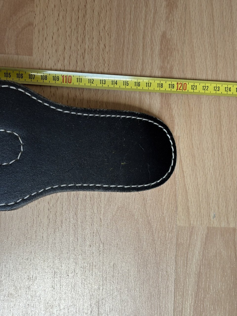 Powerlift riem 1.20 zwart leer