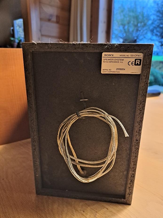 Sony compacte hi-fi set met boxen