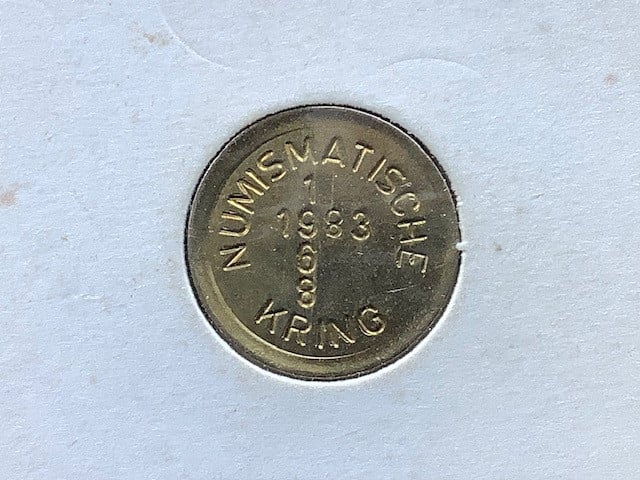 Penning Numismatische Kring Kampen 1983.