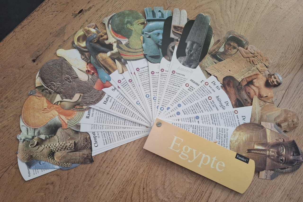 Egypte – waaier (27cm), door Barbara Visser