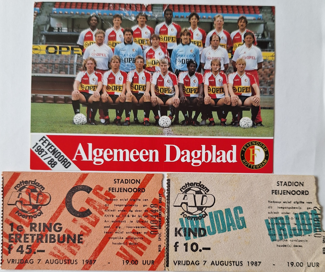 Voetbalprogramma R'dam AD Toernooi 1987