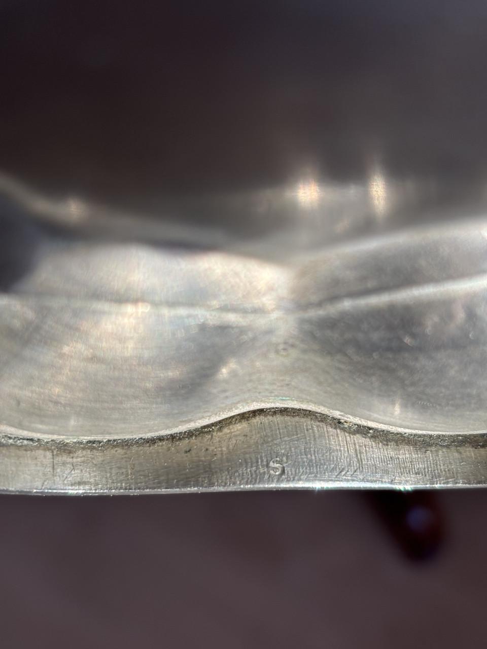 MOOIE BAROKKE KANDELAAR VAN BERNDORF ALPACCA