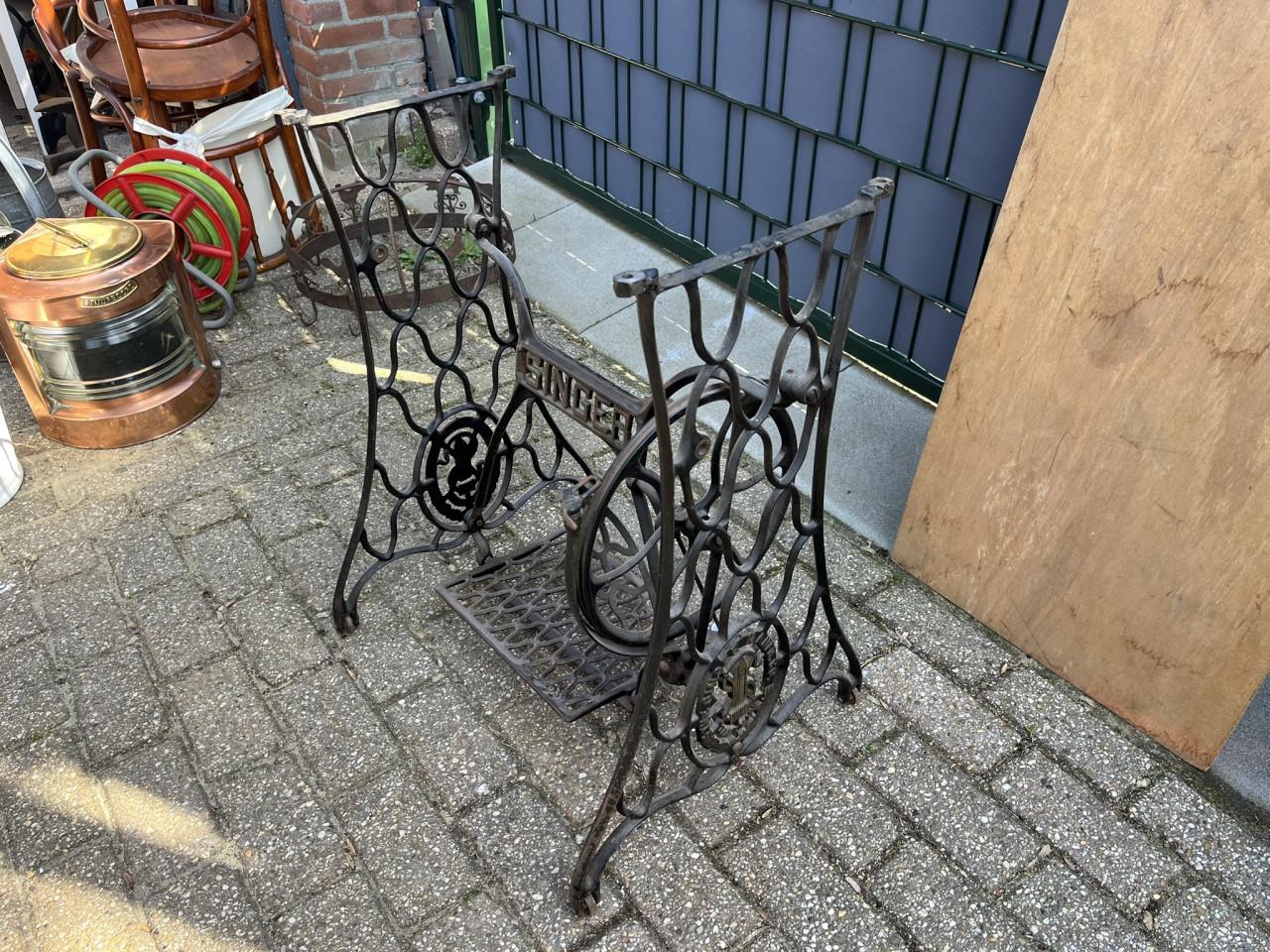 Metalen tafel frame Singer naaimachine